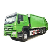 Camión Compactador de Basura de Servicio Pesado HOWO de 25 Toneladas con Cargador Trasero Automático, 371HP, 400HP, 460HP, 8X4, 6X4