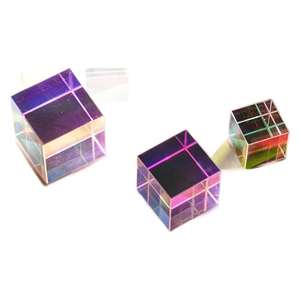 Honra do cristal Custom Crystal Cube Block Crystal Dichroic <span class=keywords><strong>X-cube</strong></span> <span class=keywords><strong>Prism</strong></span> Brinquedos Multi-color E Decoração Desktop - Product Image 5