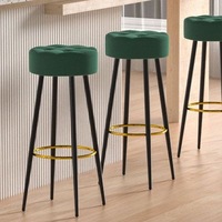 Vente en gros de meubles de restaurant de haute qualité pour la cuisine tabouret de bar en métal doré pour la cuisine