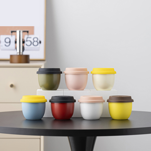 Taza de Café de Cerámica de Porcelana de Diseño Minimalista y Bonito de Fábrica, Apariencia de Alto Nivel, Creativa <span class=keywords><strong>para</strong></span> <span class=keywords><strong>Parejas</strong></span>, 250 ml, Ecológica, China - Product Image 1