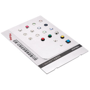 Marque leader de l'industrie ONPOW (CE,ROHS) 16mm tête plate LED lampe pilote borne indicateur de boîtier noir - Product Image 6