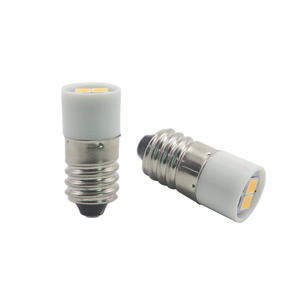 Remplacer l'ampoule <span class=keywords><strong>à</strong></span> <span class=keywords><strong>incandescence</strong></span> <span class=keywords><strong>à</strong></span> vis E10 baïonnette B9 ampoule LED indicateur de bouton 0,4W 6,3V 12V 24V 48V, LED-MINI-T10 - Product Image 1