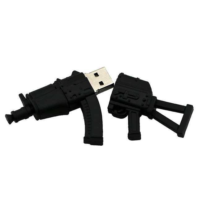 USB Cartoon Gun/grenade Toy USB 3.0 Flash Drive Fashion Personality Creative Boyfriend Cool Gift Battle 8g64g Gadget Cute Custom