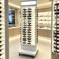Présentoir rotatif pour lunettes, support de sol pour lunettes de soleil, présentoir de lunettes pour magasin d'optique