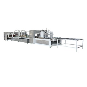 Máquina encoladora plegable de cartón Máquina encoladora de carpetas de cajas de Pizza de cartón corrugado automático - Product Image 3