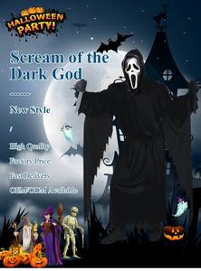 Película estilo grito Tobe Cosplay fiesta Star DEATH Wars hombres capa de Halloween para adultos estilo Anime - Product Image 5