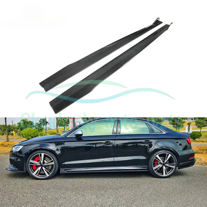Extensions de jupes latérales en fibre de carbone pour <span class=keywords><strong>Audi</strong></span> RS3 <span class=keywords><strong>3</strong></span> 8V Berline 17-18 - Product Image 4