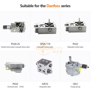 Гидравлический регулирующий клапан PV22 одностороннего действия с постоянным давлением, расход 1 галлон/мин, портовое соединение 1/4 дюйма для гидравлических насосов - Product Image 2