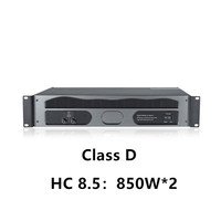 HC8.5 850watt 850W 2U ses ses sistemi sınıf D profesyonel ses amplifikatörü amplicia De Potencia