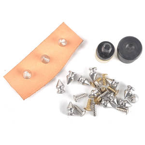 スクリューバックコーンスパイクハンドプレス付きDIYベルト犬用首輪レザークラフト - Product Image 2