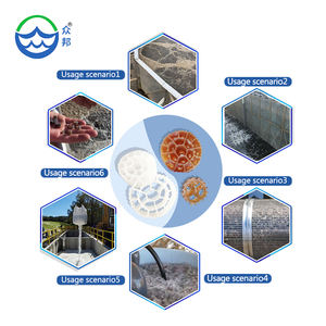 Planta de tratamiento de aguas residuales de alta calidad Mbbr Filter Media K1 K3 Reactor de película biológica de lecho móvil para tratamiento de aguas residuales - Product Image 3