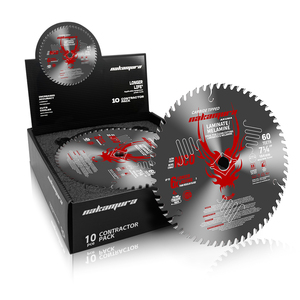 Nakamura Professionele Kwaliteit 10 Stuks 184Mm 60T Carbide Cirkelzaagblad Tct Hout Snijbladen