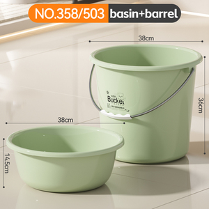 Bassin en <span class=keywords><strong>plastique</strong></span> PP de haute qualité avec une capacité de 26,5 L + 20 L, écologique, facile à nettoyer pour la salle de bain, la cuisine - Bassin de lavage en gros - Product Image 6