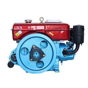 Moteur diesel monocylindre refroidi par eau pour tracteur agricole avec roulement et pompe, puissance 15 kW, nouveau modèle d'usine, vente chaude - Product Image 4