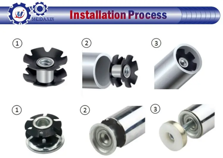 Sechs kant schrauben Kronen einsatz Aluminium-Rund rohr muttern für Mountainbike Titanium tim Etc Star Nut