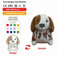 Fabricante de Peluches Personalizados, Peluche de Dragón Sin Dientes con Diseño de Zorro Sonriente de Estilo Dulce, Muñeco de Peluche Personalizado