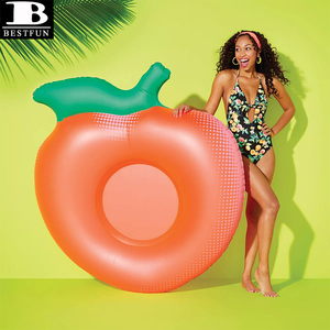 <span class=keywords><strong>Isola</strong></span> Galleggiante Gonfiabile in PVC a Forma di Pesca Gigante, Giocattolo Galleggiante Durevole in Vinile a Forma di Frutta per Spiaggia e Piscina, per Adulti - Product Image 3