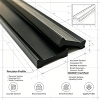 Barre de rupture thermique en nylon PA66GF25 de 22 mm pour système de porte et fenêtre en aluminium à pont thermique brisé, isolation thermique et insonorisation, fabrication de précision