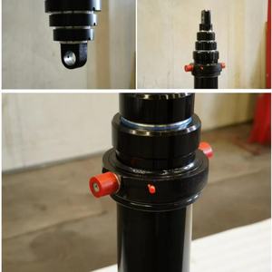 Vérin hydraulique télescopique multi-étages à montage <span class=keywords><strong>avant</strong></span> sous châssis pour tous les camions bennes de toutes les séries, installation facile - Product Image 2