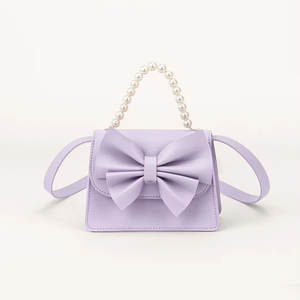 Nouveau mignon perle grand arc sac à main enfants sac à bandoulière filles sac à bandoulière enfant mini petit sac