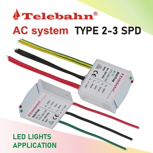 SPD nhà máy telebahn 275V 320V AC ngoài trời IP67 10kA 20ka 20kv LED ánh sáng đường phố Surge bảo vệ arrester thiết bị SPD - Product Image 5