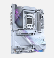 Motherboard GIGABYTE X870E AORUS MASTER X3D ICE DDR5 AM5 ATX Baru Grosir, 4x DDR5 DIMM untuk Gaming Desktop