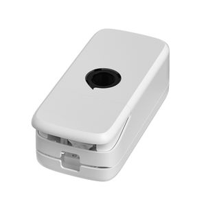 Dispensador de Pared de Plástico ABS para Ducha - Dispensador Manual de 800 ml para Desinfectante de Manos, Champú y Jabón (Blanco/Gris) - Product Image 4