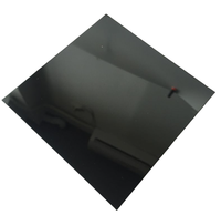 Tôle en acier inoxydable SS 304 2B avec finition bronze, finition miroir dorée.