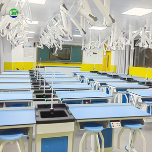 Nouveau modèle de table de travail de laboratoire pour l'enseignement scolaire, économique, pour la physique des étudiants, mobilier de laboratoire - Product Image 2