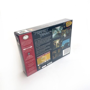 Cartouche de jeu USA NTSC Perfect Dark pour consoles rétro 64 bits, en carton épais avec plateau, version anglaise, remplacement pour N64 - Product Image 3