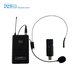 Fabrik UHF Wireless Headset/Revers/Lavalier-mikrofon mit USB Empfänger Für Computer , Laptop, Lehrer