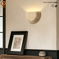 Lampe LED murale de niche Wabi Sabi médiévale pour salon, couloir, gîte, café, chambre à coucher, projecteur d'ambiance personnalisé