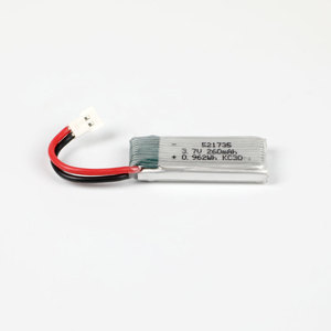 Baterí<span class=keywords><strong>a</strong></span> de Polímero de Litio de Alta Velocidad y Entrega Rápida, 3.7V 260mAh 521735 25C, Paquete de Baterías Lipo para Coche RC y Mini Dron - Product Image 3