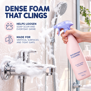 Limpiador de Baño a Base de Plantas en Aerosol Espumoso 500g Ecológico para la Suciedad Diaria del Baño - Product Image 3