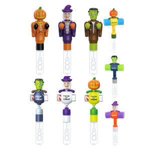 Bâtonnets à bulles en plastique pour mariage et festival, en grande quantité, pour enfants, garçons et filles, avec sifflet, jouet d'<span class=keywords><strong>Halloween</strong></span> - Product Image 1