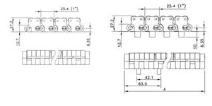 Cadena de rodillos de malla de plástico para transporte recto Bibo 1005-ft(ftdp)-lbp - Product Image 2