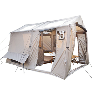 Camping Fun Factory - Tienda de Campaña Inflable Portátil Impermeable para 5-6 Personas, Material Oxford, para Todas las Estaciones - Product Image 1