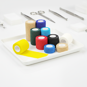 Bandages en coton médical faciles à déchirer, 4 cm, 6 cm, 8 cm, 10 cm, respirants, auto-adhésifs, élastiques - Product Image 1