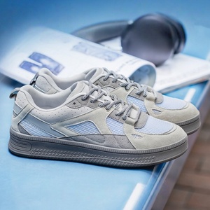 Chaussures pour hommes Sea Salt Blue à semelle épaisse pour le printemps et l'été, doublure en maille respirante, style jeune, chaussures décontractées sportives - Product Image 1