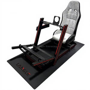 Simulateur de vol VR complet à <span class=keywords><strong>4</strong></span> axes en aluminium DIY, cockpit de simulation de course automobile en aluminium, machine de jeu de conduite pour entraînement en extérieur - Product Image 3