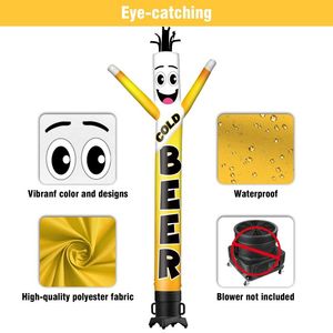 Inflable Crazy Wave Dancer Promoción comercial en forma de humano Publicidad aérea Decoración al aire libre para anuncios de cerveza diseñados para - Product Image 3