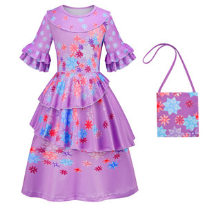 Vestido de <span class=keywords><strong>Mirabel</strong></span> de Encanto para Niñas, Vestidos de Princesa para Niñas, Disfraz de la Película para Fiesta de Halloween - Product Image 4