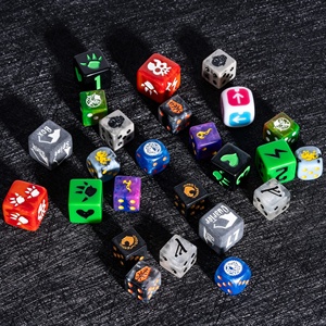 Faccub Nhựa Nhựa Tùy Chỉnh Vuông D6 <span class=keywords><strong>Dice</strong></span> 16Mm 20Mm Với Màu Sắc In Logo Thiết Kế Cho Vui Trò Chơi Hội Đồng Quản Trị - Product Image 5