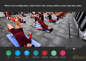 Thiết Bị Theo Dõi Nhịp Tim Chileaf ANT + BlE Để Tập Thể Dục Nhóm WiFi Trung Tâm Thu Thập Dữ Liệu Tập Thể Dục Để Tập Luyện Nhóm Nhịp Tim - Product Image 5