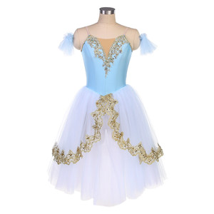 Vestido de Ballet Profesional para Adultos, Falda Esponjosa Color Rosa Jade, Tutú de Ballet para Mujer - Product Image 6