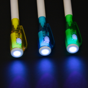 Bolígrafo de tinta invisible al por mayor con linterna UV, marcador de detección de secreto mágico debajo de marcadores espía de luz negra para niños y adultos - Product Image 5