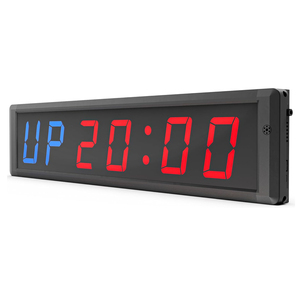 Minuteur numérique LED Jhering 4 pouces pour <span class=keywords><strong>CrossFit</strong></span>, équipement de fitness, minuteur d'entraînement par intervalles avec support - Product Image 1