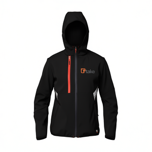 Veste Softshell Ttake noire taille XS à capuche pour activités de plein air - Product Image 2