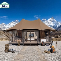 Tentes de camping de luxe prêtes à l'emploi, directement des fabricants – Modules préfabriqués pour hôtels de glamping, maisons conteneurs spacieuses, confortables et modernes