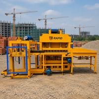 Machine automatique à briques d'argile RPT7-10 pour l'Asie du Sud-Est, cycle de moulage de 10 à 15 secondes, presse de 15 kW